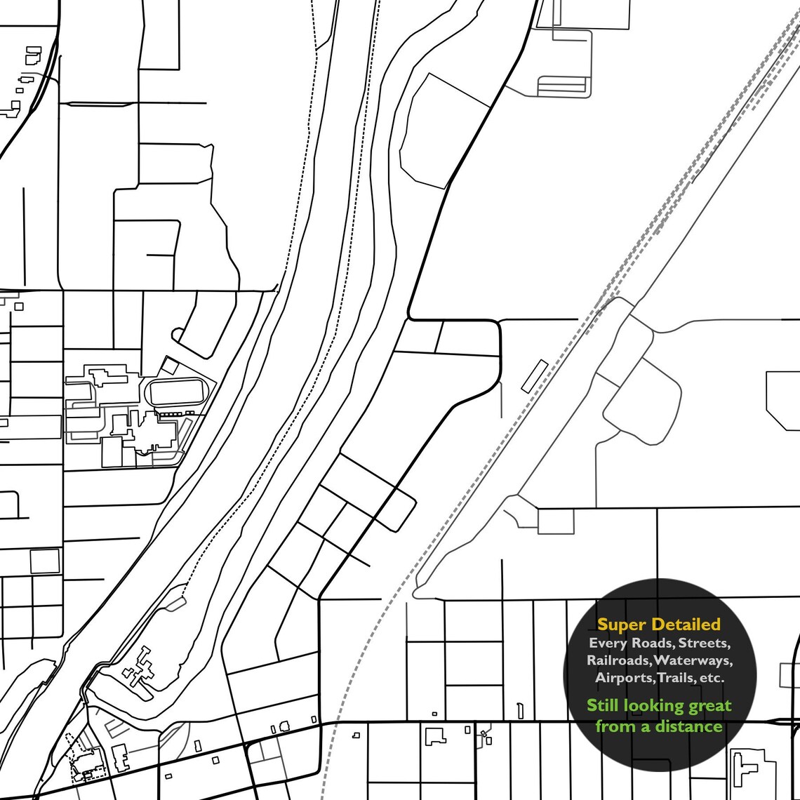 Welland Ontario Map Print ON Canada Map Art Poster Niagara Etsy