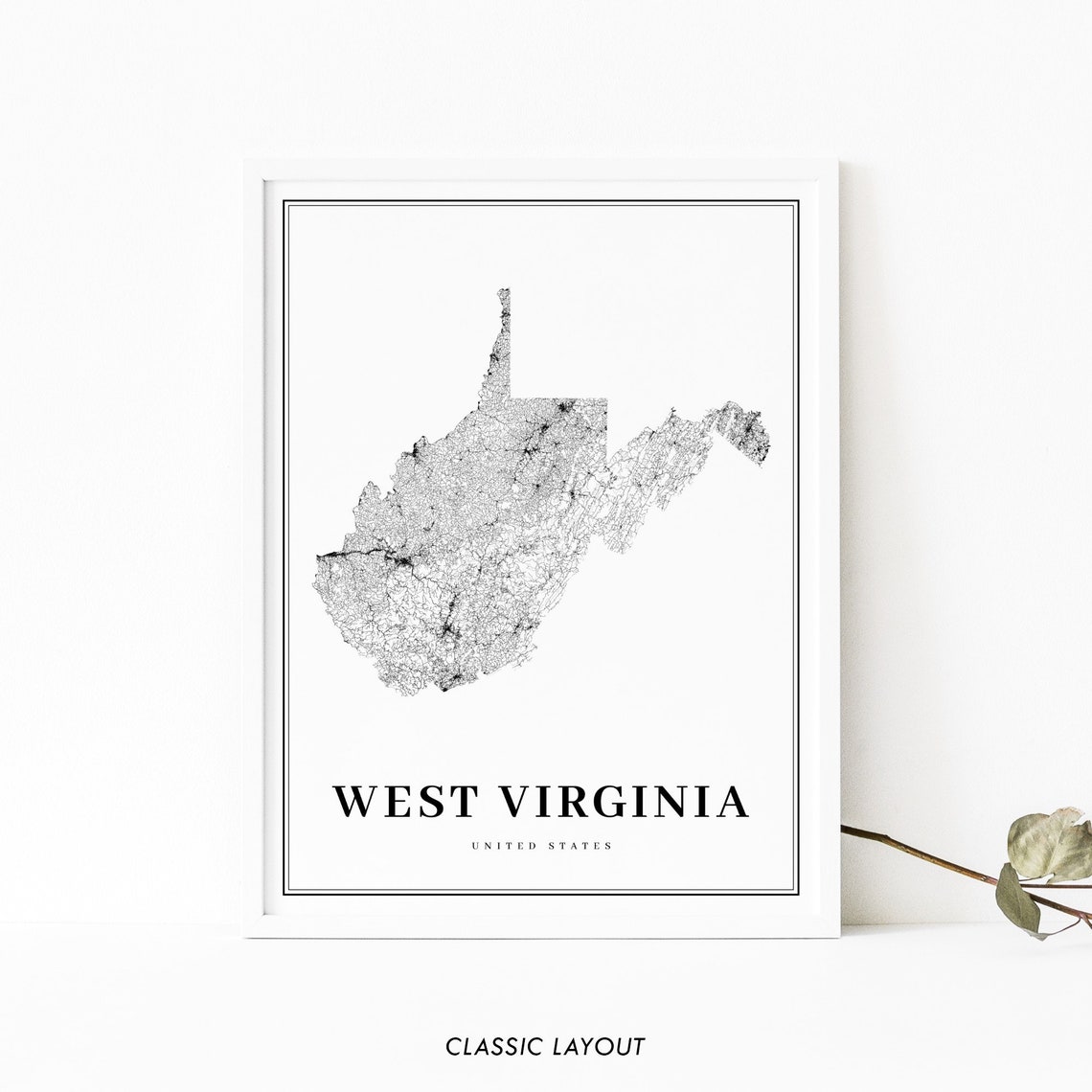Printable Wv Road Map
