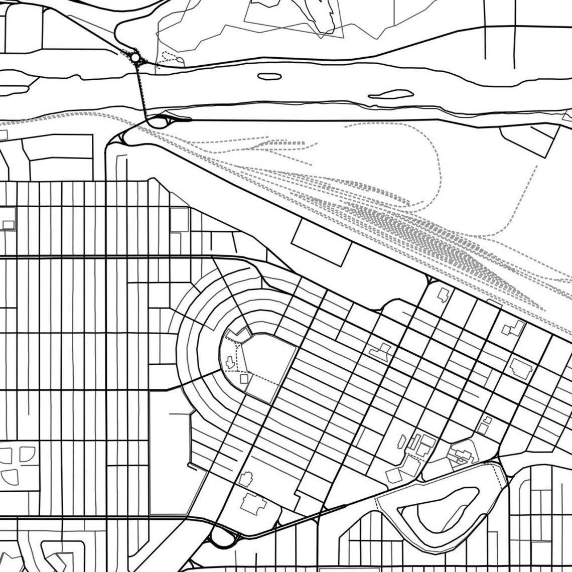 Prince BC Map Print British Columbia Canada Map Art Etsy