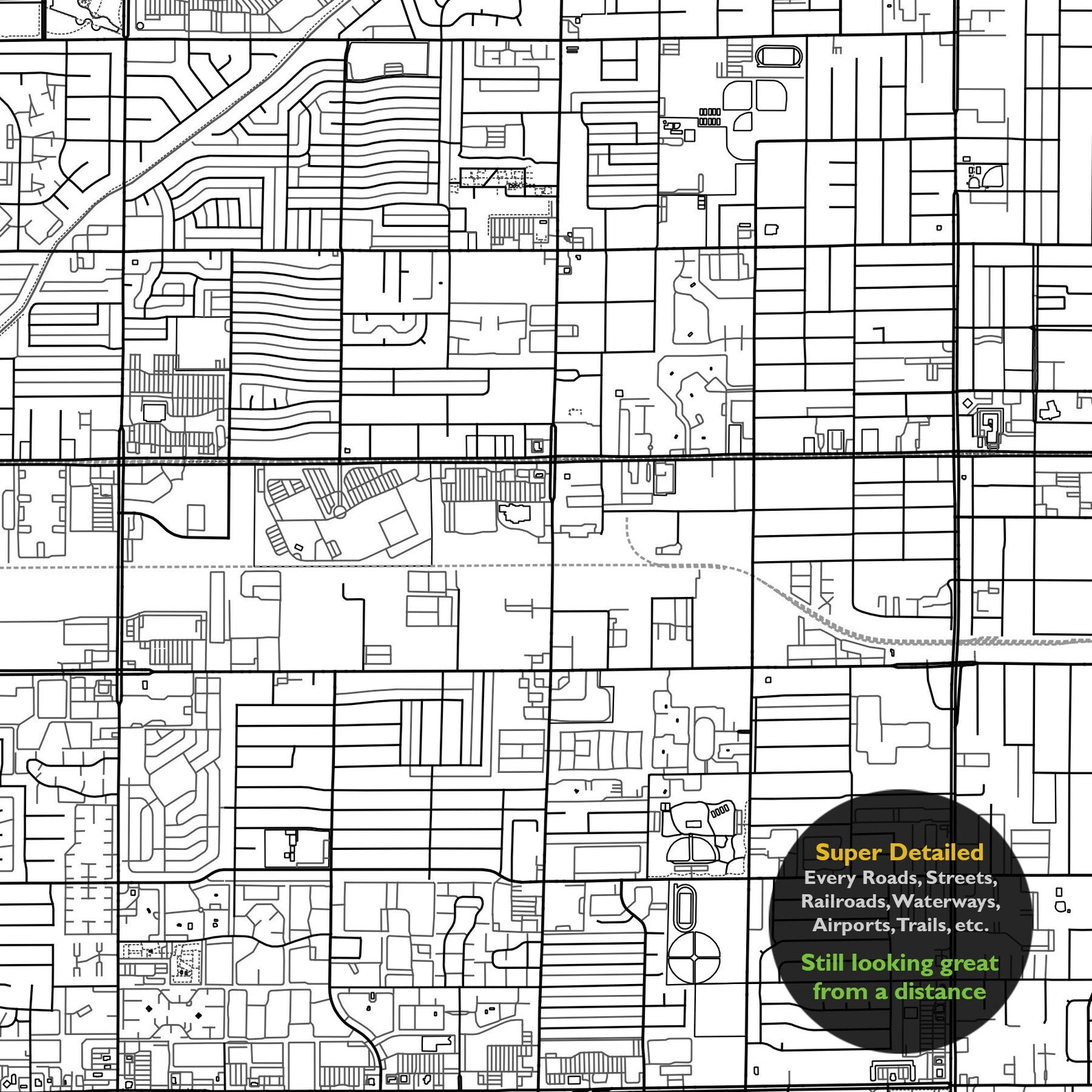 Mesa AZ Map Print Arizona USA Map Art Poster City Street - Etsy