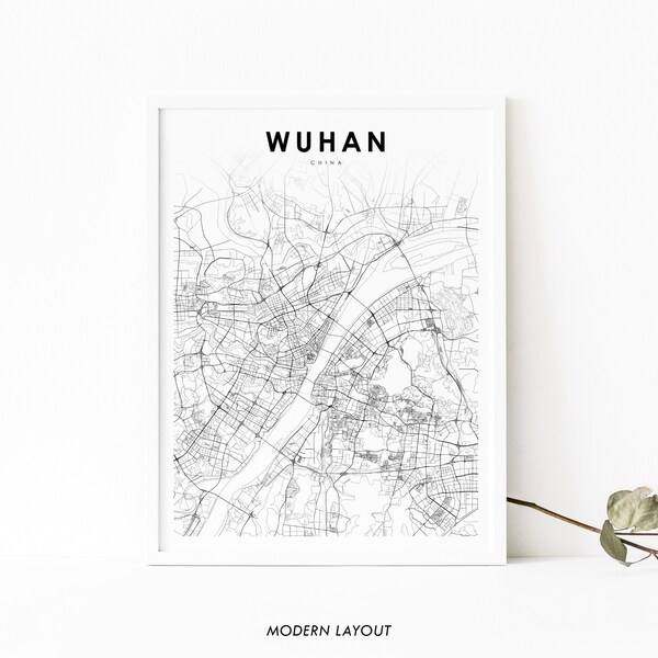 Printable Map of China Etsy