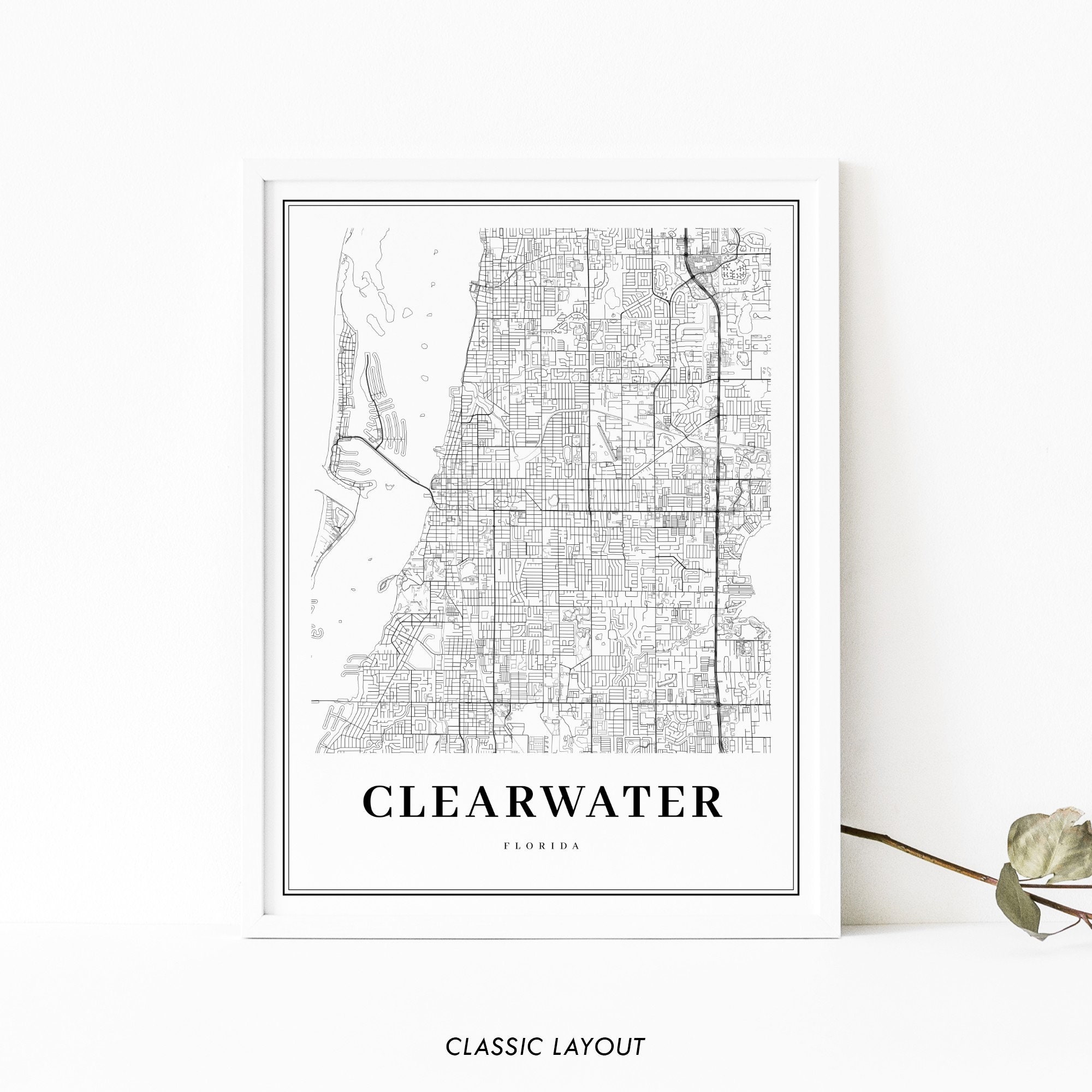 Clearwater Florida Map - igs2b7t