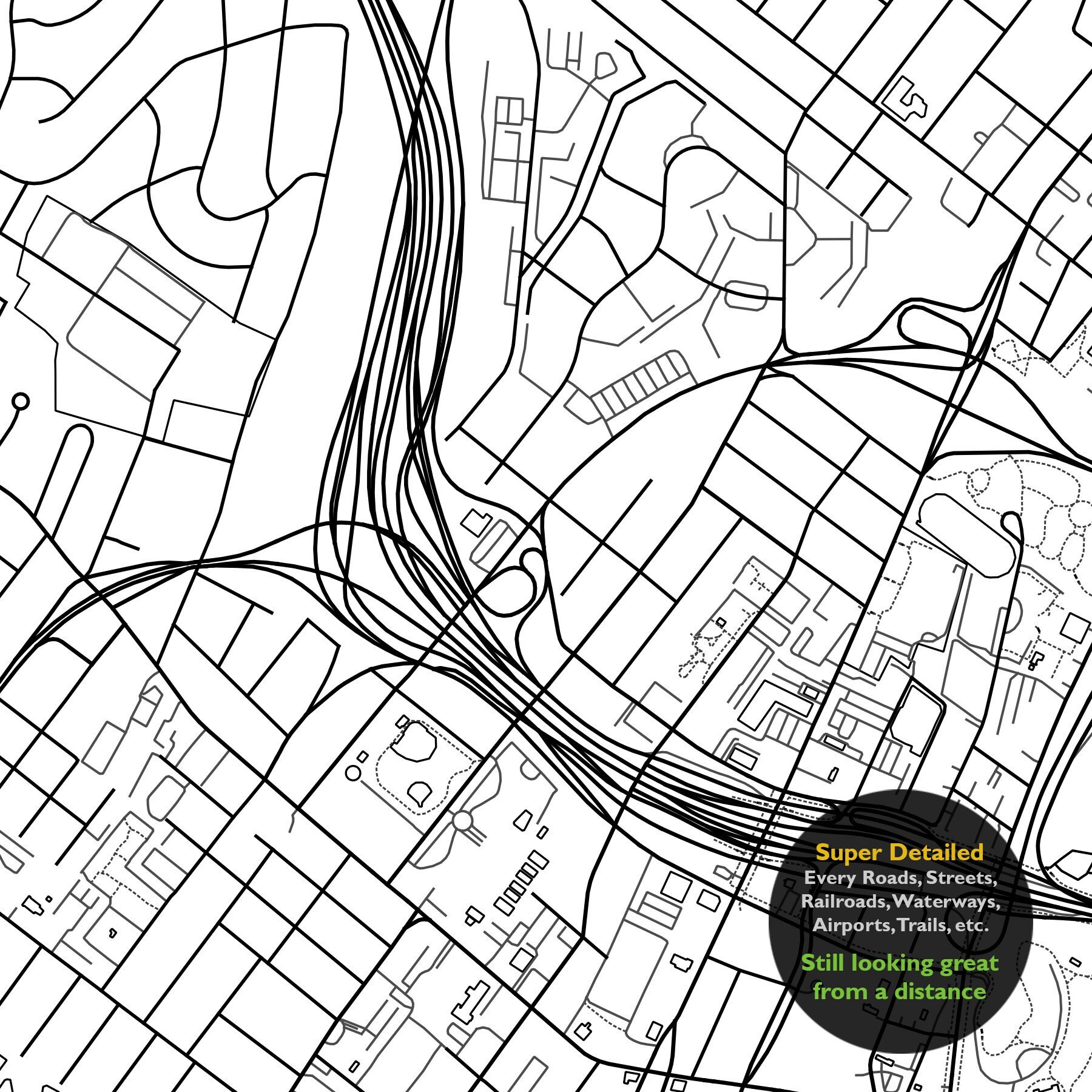 Fort Lee NJ Map Print New Jersey USA Map Art Poster Bergen Etsy
