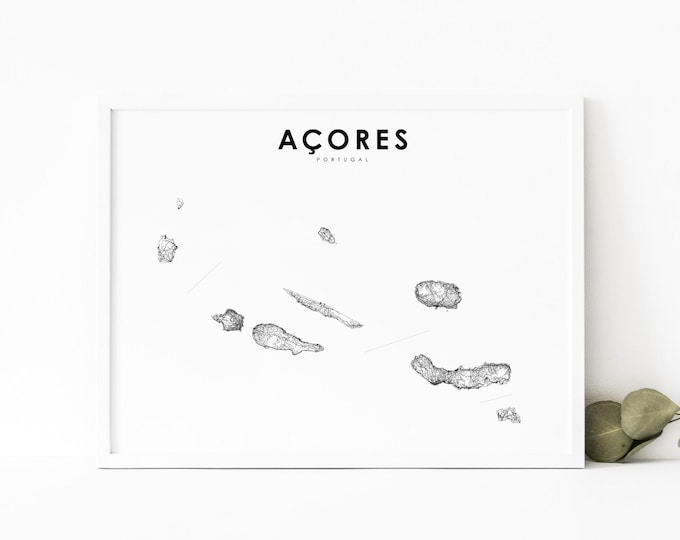 Graciosa Azores Island Printable Mandala Map, Portugal Country Map ...