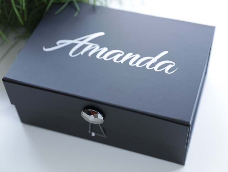 Gift Box Wedding Favour Custom Name Box Bridal Shower Gift Etsy