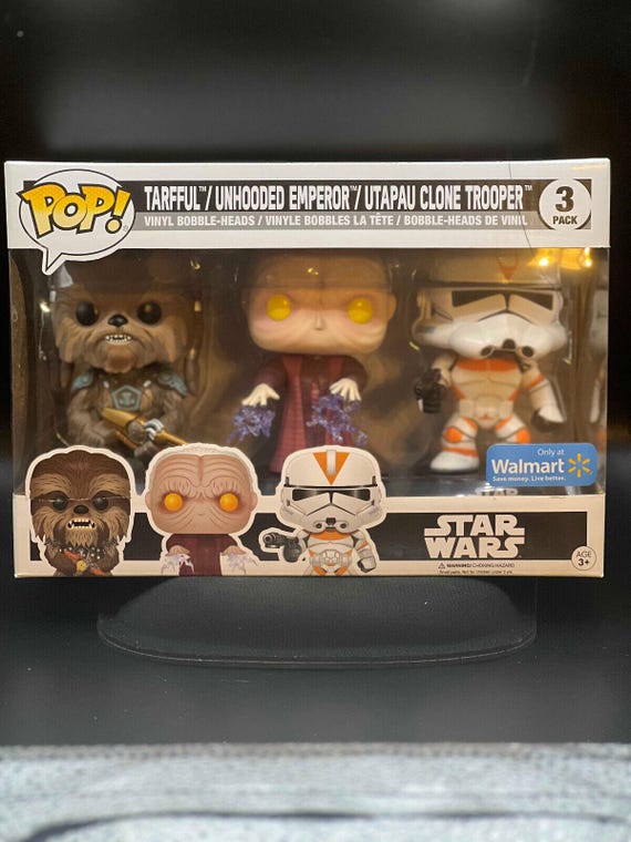 Figuras Funko Pop Star Wars Tarfful Emperor Utapau Clone Trooper