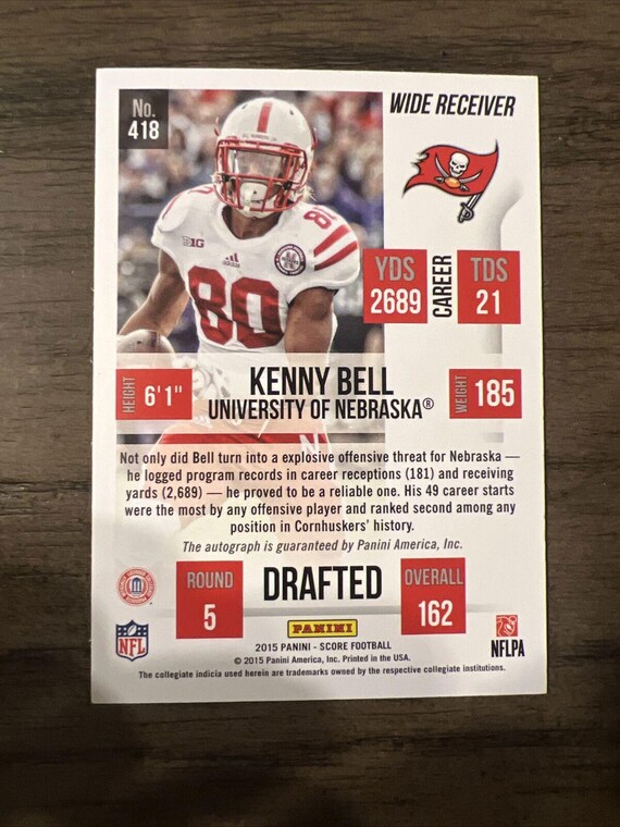 Kenny Bell 2015 Score Auto Autograph Rookie RC Tampa Bay
