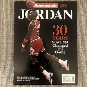 Signierte News Week Sonderausgabe Michael Jordan Magazine COA Autogramm RAR