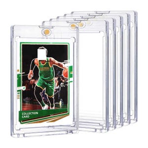 Pacote com 25 itens colecionáveis, 35 pontos, porta-cartões magnético One Touch, proteção UV