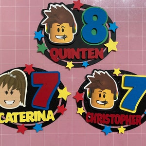 Boy Roblox Cake Topper imagem 4