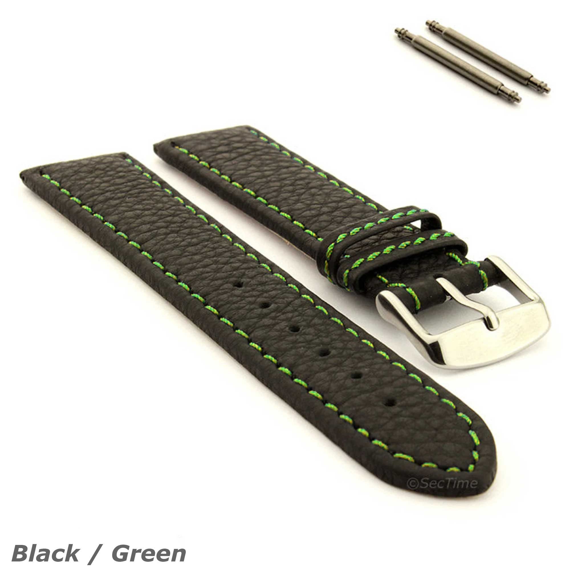 Cinturino Orologio Uomo Nuovo Mare Locman In Pelle Grigia - Gioielleria - Foto 5