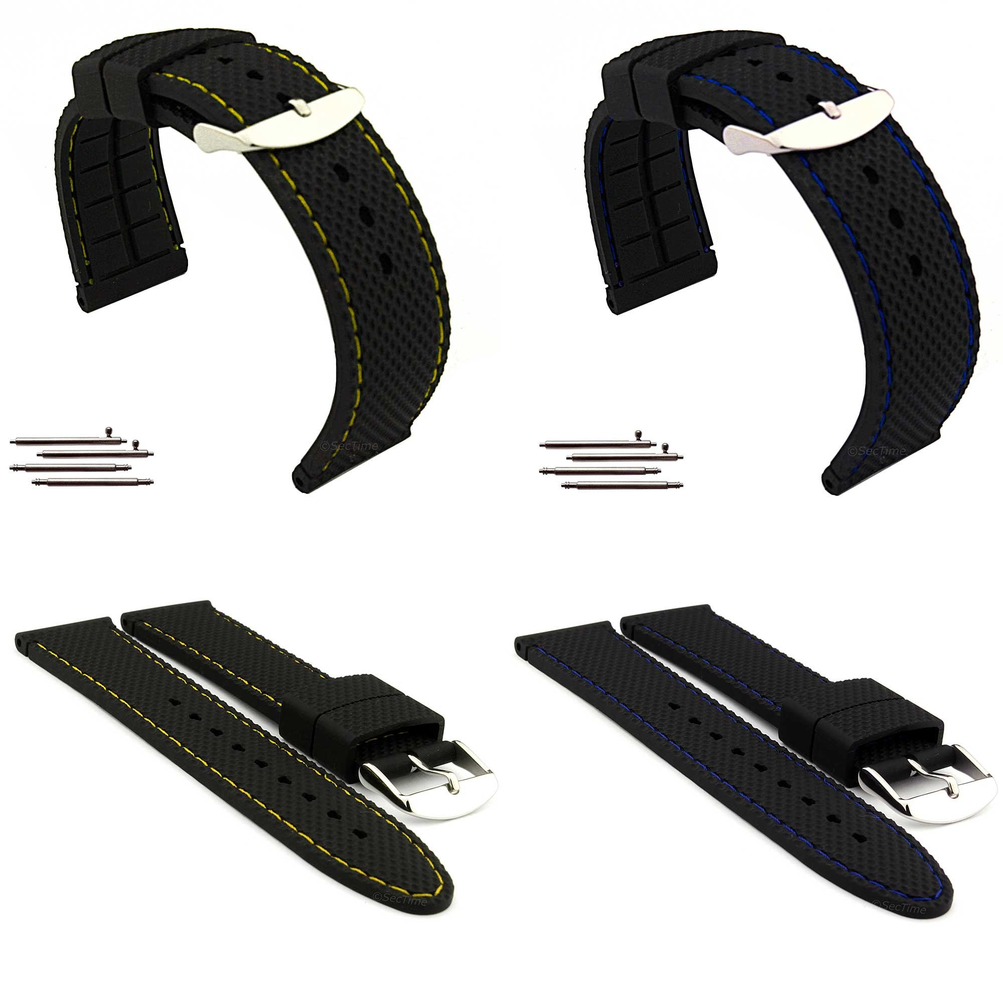 Cinturino Orologio 20mm Passacavi Da Scrivania, Manicotti In Gomma Siliconica Morbida Da 25 Mm Cinturini Breil - Foto 12