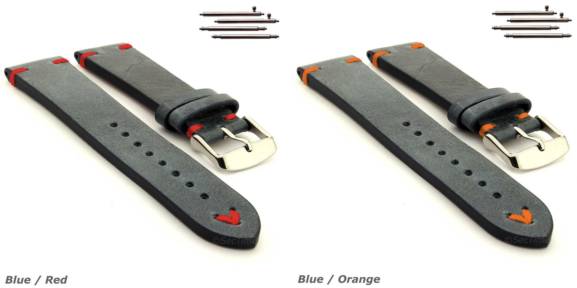 Cinturino Orologio Uomo Nuovo Mare Locman In Pelle Grigia - Gioielleria - Foto 2