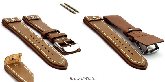 Cinturino Orologio In Canvas Marrone MM. 20. Novità - Foto 2