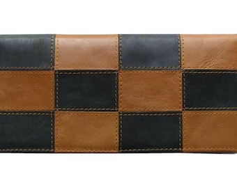 Men's Neat Bi-Fold Black Genuine Leather Wallet ID Credit Card Holder DA VINCI