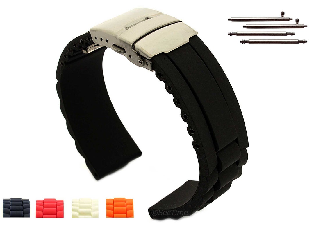 Kautschukband Uhrenarmband Kautschuk Oder Silikon 18 Mm 20 Mm 22