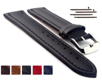 18mm 20mm 22mm 24mm Real Corn Watch Strap Band Vegan RM Brown, Black, Red, Blue - Classic / Quick Release Spring Bars