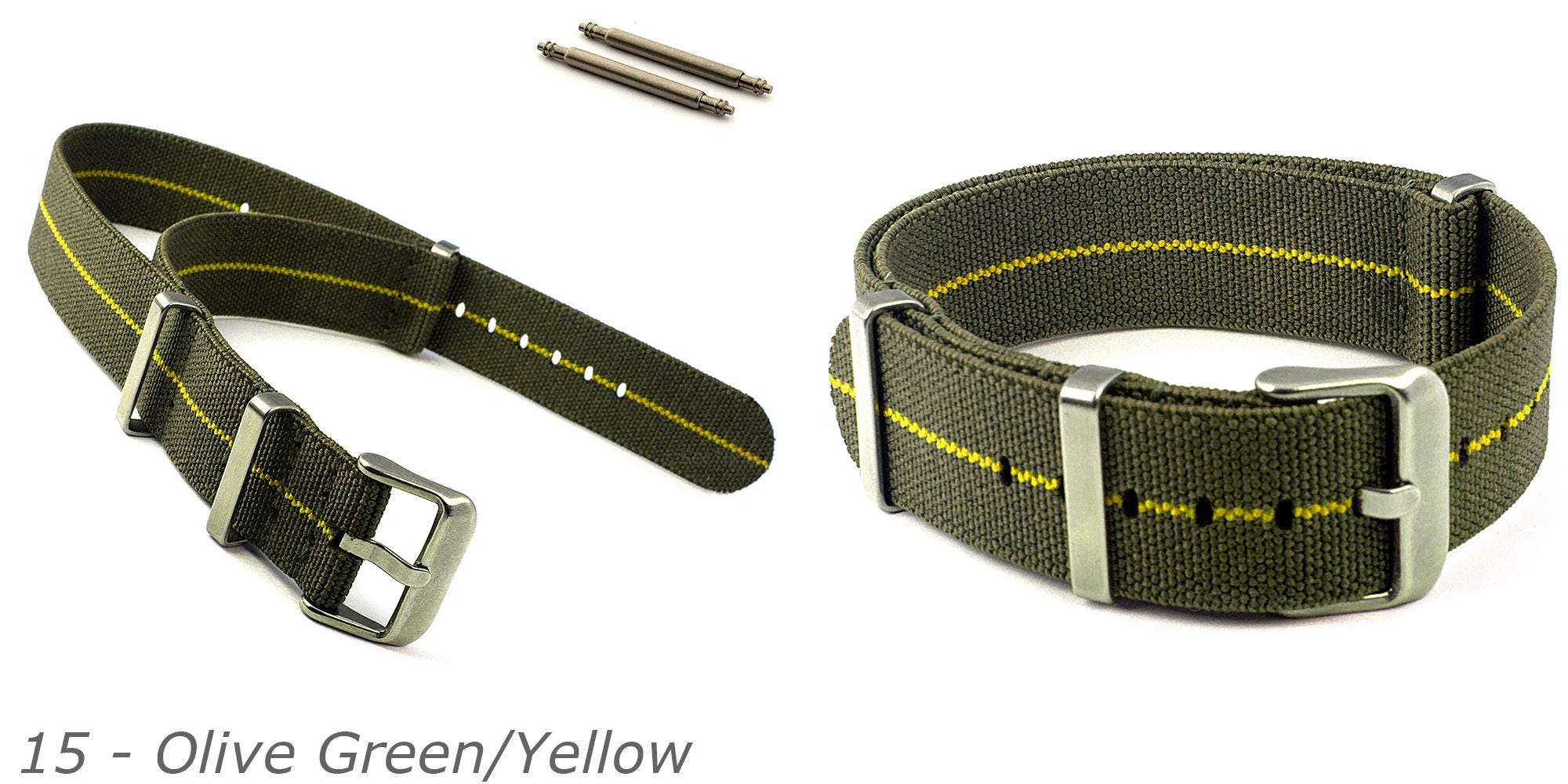 Cinturino Orologio Nylon Premium 22 Mm - Stile Militare Sportivo NT, Senza Etichetta