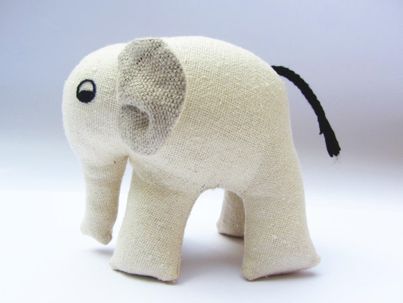 white elephant stuffed animal