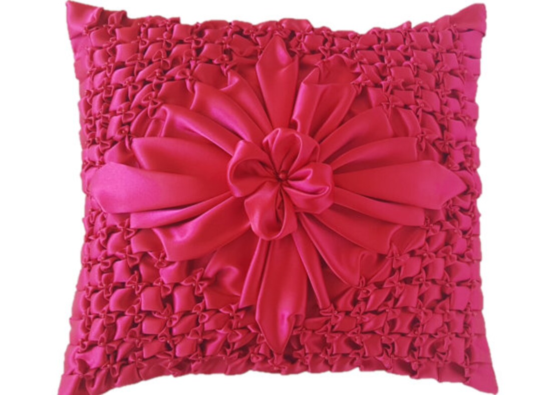 Interior Cushions Using Puff Technique Hand Embroidered Atlas Etsy