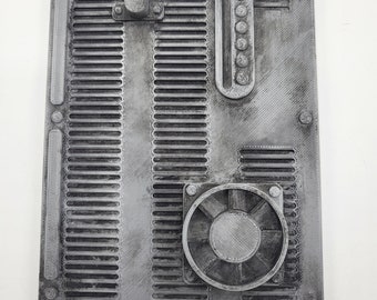Star Wars Millennium Falcon Forced Air Cooling Panel Cover | (P139) Prop, Replica, Room Build, Sign