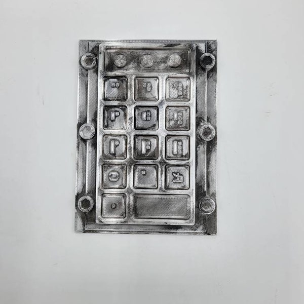 Star Wars Galaxy's Edge Equipment Locker Keypad | (P091) Prop, Replica, Sign, Room Build, Panel