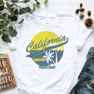 California T-Shirt | West Coast Shirt | California State T-Shirt | Retro California Shirt | Vintage California | California Gift | Cali Tee