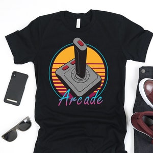 Arcade T-Shirt | Retro 80s Shirt | Gaming T-Shirt | Video Game T-Shirt | Video Game Gift | Gaming Gift | Arcade Gift | 80s Clothing | Gamer