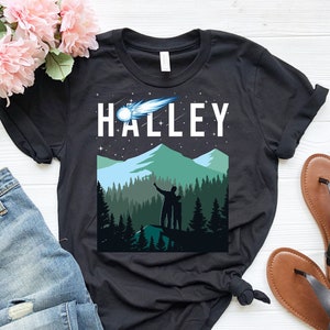 Halley's Comet Shirt Science Astronomy Shirt Solar System Shirt Night Sky Stars Universe Shirt Space Gift Stargazer Shirt image 1