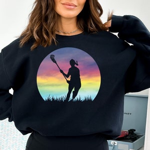 Lacrosse Sweatshirt For Women, Lacrosse Hoodie for Girls, Lacrosse Sweater, Lacrosse Gift For Girls, Lacrosse Player Gift, Lacrosse Lover