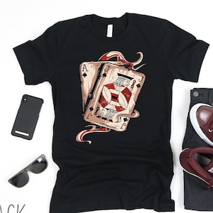 Camisa do vinte-e-um | Cartões de jogo camiseta de <br> Entrega Rápida? Camisa do casino | Camisa de jogo | Camisa do jogador | Presente de Blackjack | Camiseta de vinte-e-um