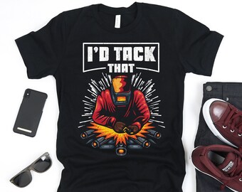 Clavaría esa camisa / Camisa de soldadura para hombres / Regalo para soldador / Regalo de soldadura divertido / Camisa de soldador de papá / Camisa de trabajador de metal / Pipeliner