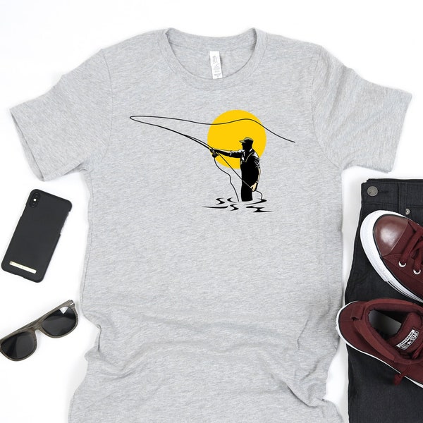 Fly Fishing Shirt | Fishing Gift for Men | Fisherman Shirt | Fishing T-Shirt | Fly Fisherman Shirt | Vintage Fishing Shirt | Fly Fisherman G