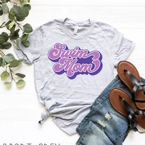 Groovy Swim Mom Shirt | Gift For Swim Mom | Cute Swim Team Shirt | Vintage Swim Team Mother | Retro Swimming Mom Shirt | Swim Mom Gift