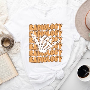 Groovy Radiology Shirt, Skeleton Hand Radiologist Shirt, Rad Tech Shirt, Gift for Radiologist, Cute Radiology Tech Shirt, X-Ray Tech Shirt