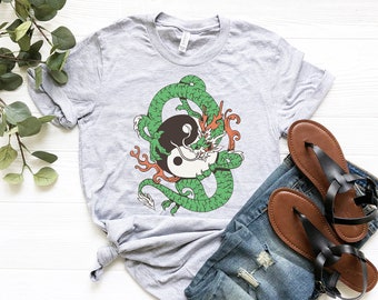 Chinese Dragon Shirt | Yin and Yang Shirt | Dragon T-Shirt | Yin and Yang Symbol | Dragon Tee Shirt | Chinese Artwork | Dragon Gift