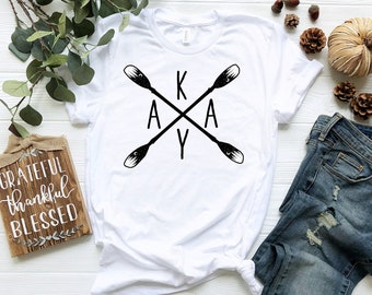 Kayaking Shirt | Kayak Paddle Shirt | Night Sky Shirt | Wilderness Shirt | Adventure Shirt | Kayak Gift | Kayaking Gift | Outdoors Shirt