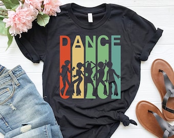 Camisa de baile / Disco Camisa / Retro Disco Camisa / Disco Dance Camisa / Groovy 70s Camisa / Vintage Disco Camisa / Disco Escena / Disco Dancer