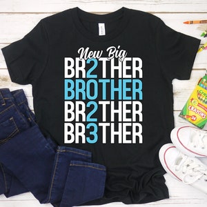 Nueva camisa Big Brother 2023 / Promovida a camiseta Big Brother 2023 / camisa de anuncio de embarazo / camisa azul de hermano bebé / Big Bro