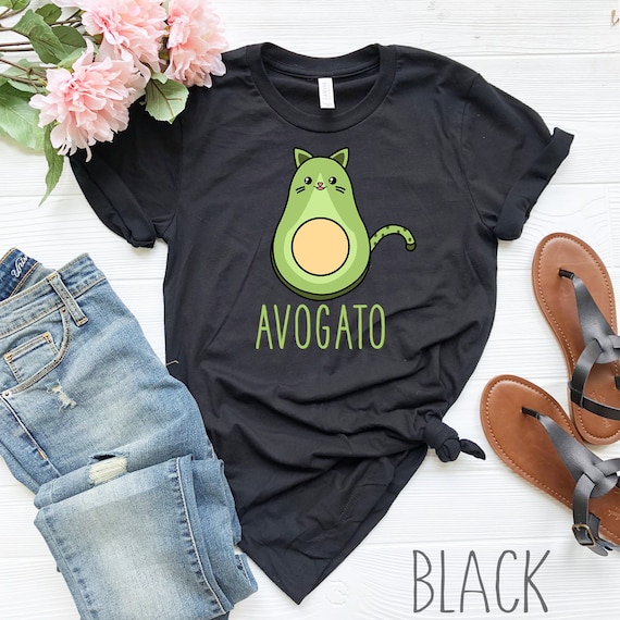 Avogato T-Shirt Funny Cinco De Mayo Cat And Avocado Gift Avogato T-Shirt Funny Cinco De Mayo Cat And Avocado Gift