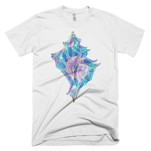 Magical Conch Shirt Psychedelic Shirt Trippy Shirt Conch Shell Shirt Psychedelic Clothing Trippy Shirt Surreal Shirt Ocean Tee image 2