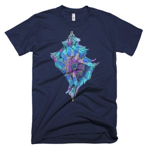 Magical Conch Shirt Psychedelic Shirt Trippy Shirt Conch Shell Shirt Psychedelic Clothing Trippy Shirt Surreal Shirt Ocean Tee image 4