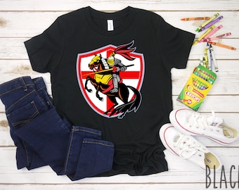 Medieval Knight T-Shirt | Jousting T-Shirt | Boys Knight Shirt | Saint Georges Cross | Knight Shirt for Kids | Horseback Knight