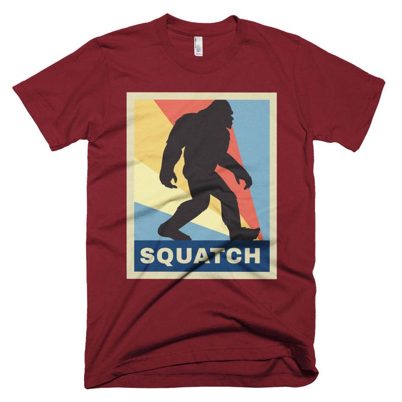 Bigfoot Shirt | Squatch Shirt | Sasquatch Shirt | Retro Big Foot T-Shirt | Vintage Sasquatch T-Shirt | Novelty Shirt image 5