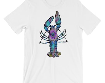 Lobster Shirt | Psychedelic Shirt | Trippy Shirt | Sea Creature Shirt | Psychedelic Clothing | Trippy Shirt | Surreal Shirt | Ocean Tee
