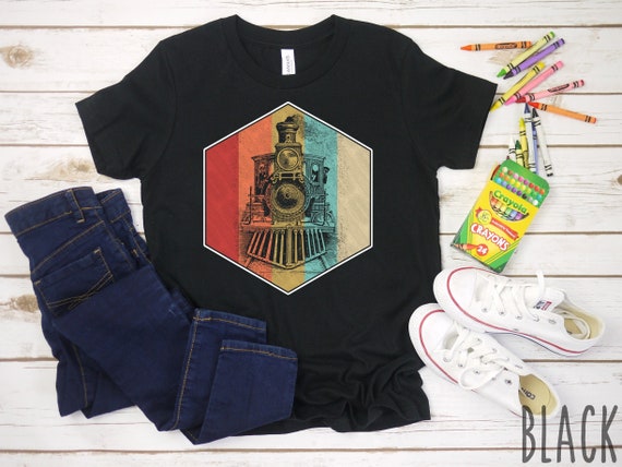 Train Shirt for Boys Kids Train T shirt Vintage Train Shirt Retro Train Shirt Steam Engine Shirt Locomotive Shirt Train Gift Etsy Australia