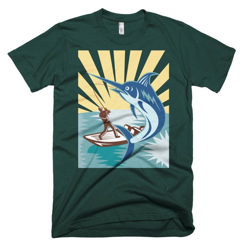 Marlin Fishing Shirt Swordfish Shirt Marlin Fisherman Etsy