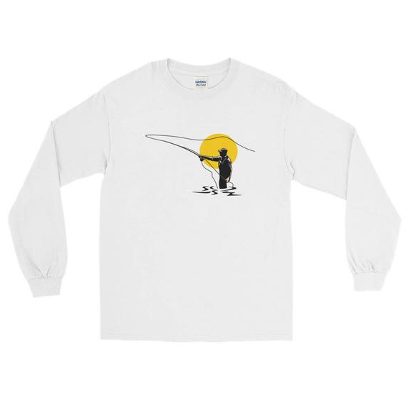 Fly Fishing Long Sleeve T-shirt Fisherman Long Sleeve T-shirt -  Canada