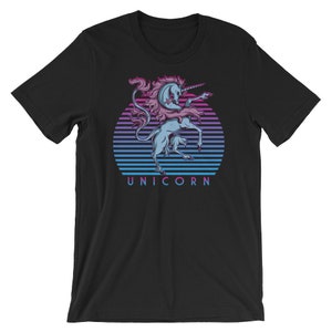 Retro 80s Unicorn Shirt | Synthwave Shirt | Retrowave Shirt |  Magical Unicorn Horse T-Shirt | 80s Shirt | 80s Clothing | 80s Gift