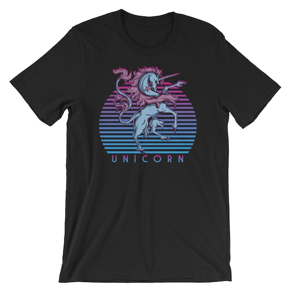 Retro 80s Unicorn Shirt | Synthwave Shirt | Retrowave Shirt